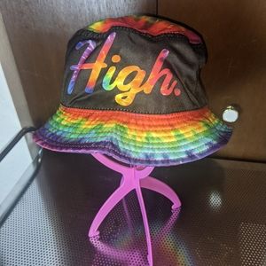 Rare Reversible High Tie Dye Bucket Hat